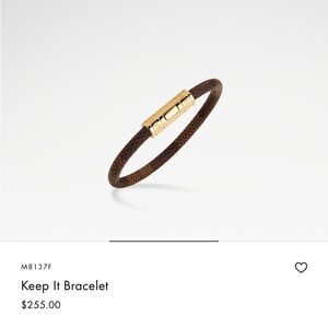 Louis Vuitton Keep It Bracelet